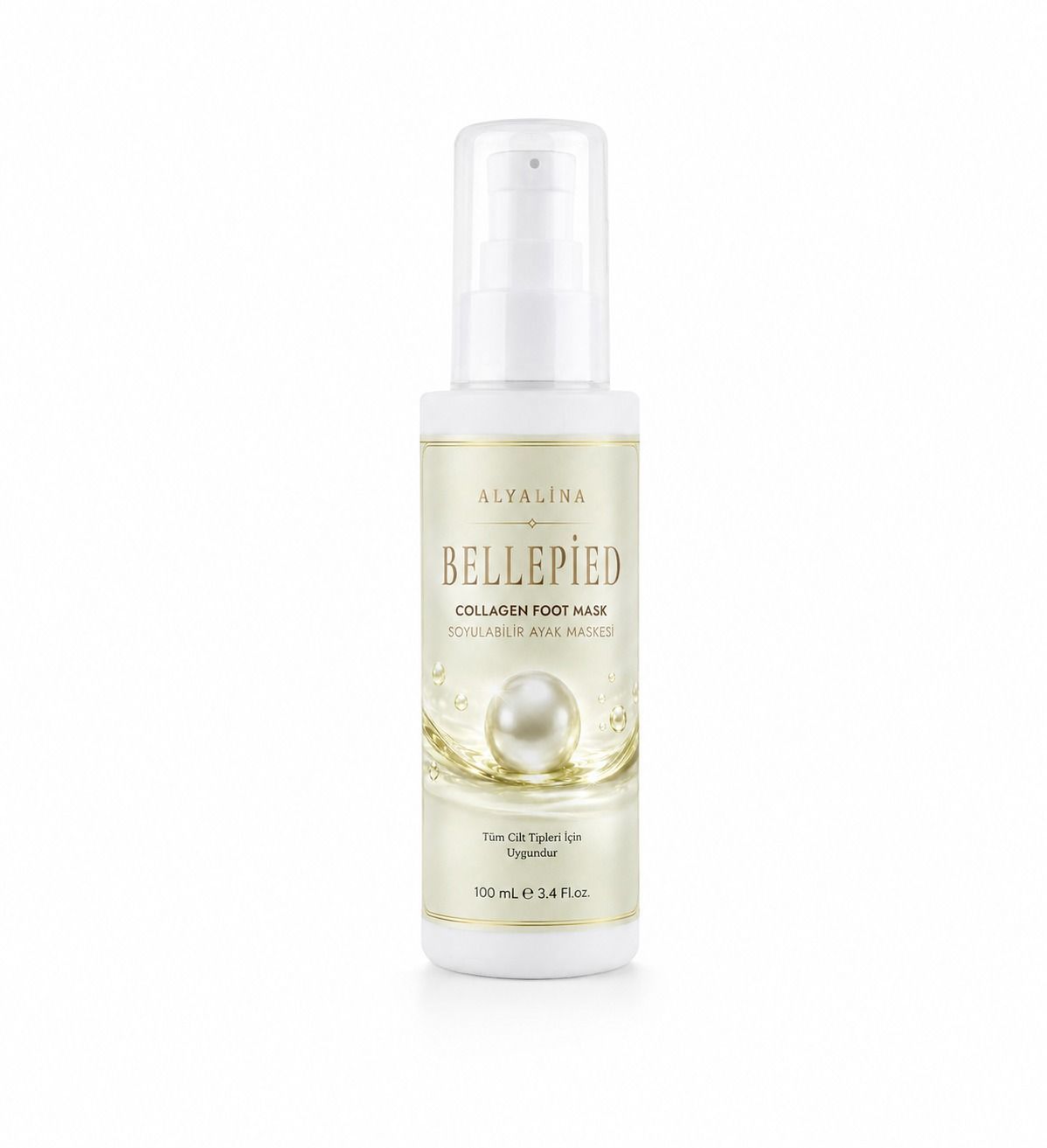 Bellepied Collagen Foot Mask 100 ml Soyulabilir Ayak Maskesi